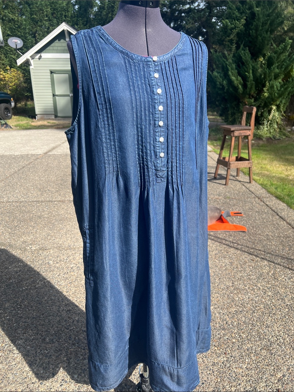 Cold Water Creek Tencel Dress NWT